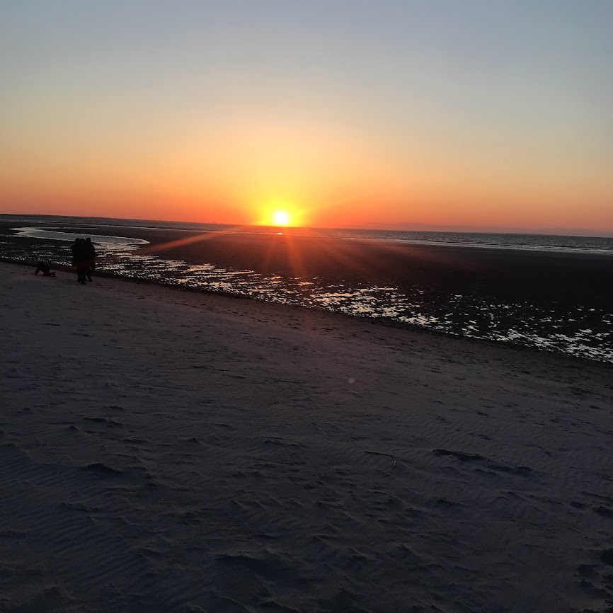 Mayflower Beach tides at sunset!